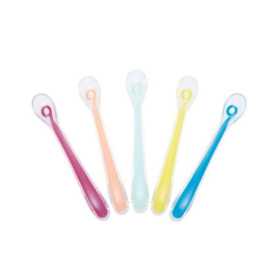 BABYMOOV Baby Spoons - Cuilleres Silicone 1er age