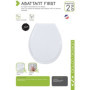 ABATTANT FIRST BLANC - POLYPROPYLENE 30,99 €