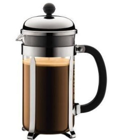 CHAMBORD - Cafetiere a piston BODUM . 8 tasses. 1.0 l. acier inox 53,99 €