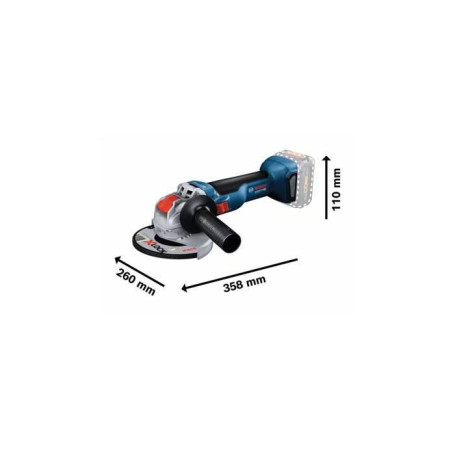 Meuleuse d'angle Bosch professional GWX 18V-10 solo 189,99 €