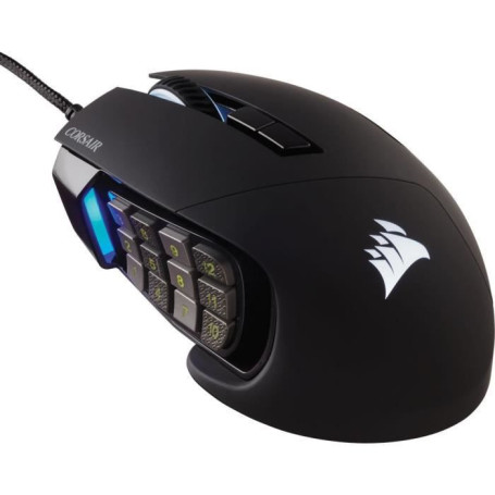 CORSAIR Souris Gamer SCIMITAR RGB ELITE - 18 000 DPI - Noir (CH-9304211- 109,99 €