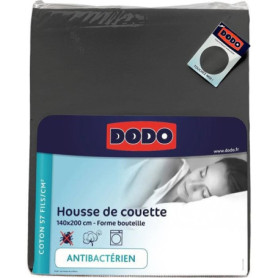 Housse de couette DODO - 140x200 cm - Coton - Antibactérien - - Fabriqué 34,99 €