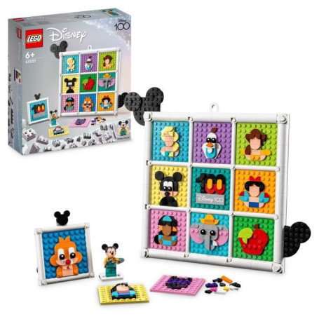 LEGO Disney 43221 100 Ans d'Icônes Disney. Création d'Art Mural avec Mic 65,99 €