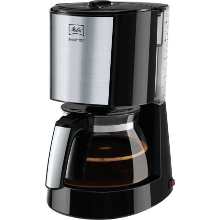 Machine a café MELITTA - Enjoy Top Glass Noir/Acier brossé 1017-04 81,99 €