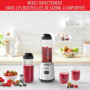 MOULINEX LM15FD10 Blender mixeur. 300 W. 2 bouteilles Tritan a emporter. 78,99 €