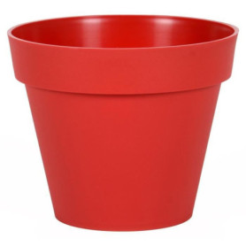 EDA Pot de fleur rond Toscane - Ø 30 x H 26 cm - 10 L - Rouge rubis 52,99 €