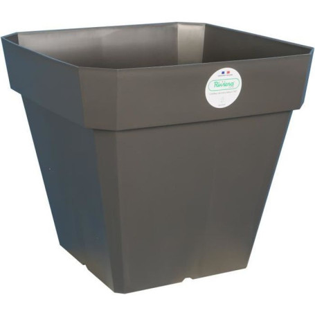 RIVIERA Pot de fleurs carré Soleilla en plastique - 49 x 49 x H 45 cm - 180,99 €