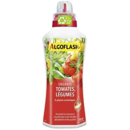 Engrais Tomates et Légumes - ALGOFLASH NATURASOL - 750 mL 22,99 €