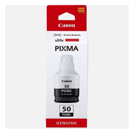 Bouteille d'encre - CANON - GI-50PGBK - Noir - Compatibilité PIXMA MegaT 23,99 €