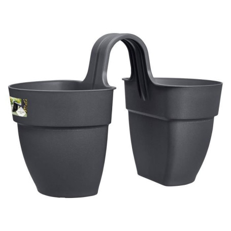 ELHO - Pot de fleurs - Vibia Campana Flower Twin 21 - Anthracite - Balc 46,99 €