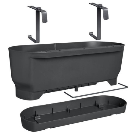 ELHO - Pot de fleurs - Greenville Easy Balcony 52 - Living Noir - Balc 77,99 €