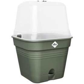 Pot De Fleurs Carré GREEN BASICS - Plastique - Réservoir - Ø20 - Leaf Gr 29,99 €