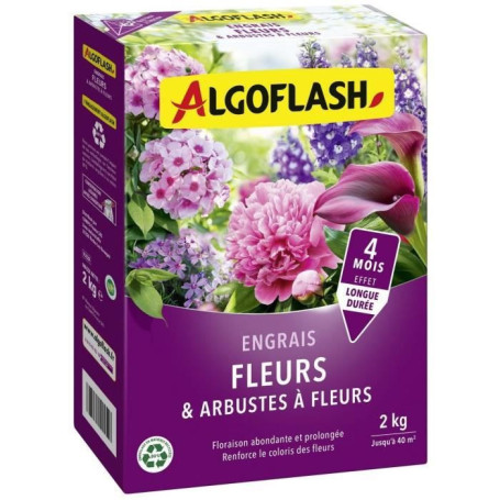 Engrais Fleurs et Arbustes a Fleurs - ALGOFLASH NATURASOL - 2 kg 34,99 €