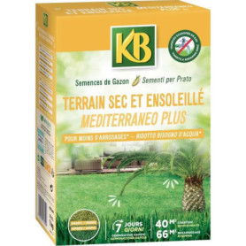 KB - Semences gazon - Terrain sec et ensoleillé 40m² 25,99 €