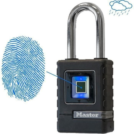 MASTER LOCK Cadenas Biométrique Haute Securité [Etanche] [Empreinte Digi 129,99 €