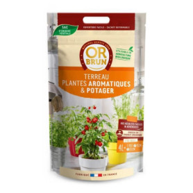 OR BRUN-TERREAU POTAGER ET AROMATIQUE 4L 29,99 €