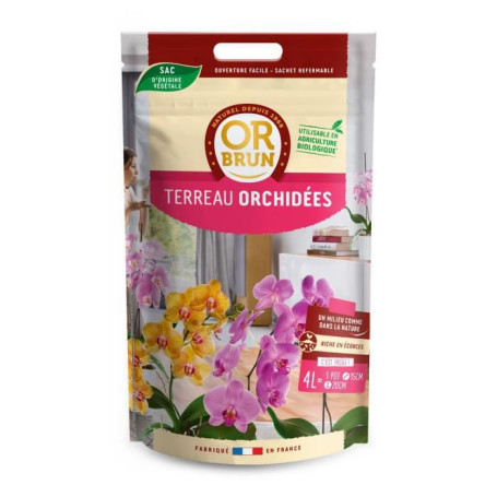 OR BRUN-TERREAU ORCHIDÉES 4L 29,99 €