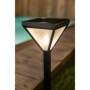 Balise solaire inox diffuseur verre perlé 25 lumens blanc chaud 35,99 €