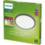 PHILIPS Plafonnier LED SUPERSLIM - 15W - IP54 - Noir 49,99 €