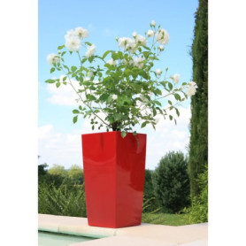 RIVIERA Pot de fleurs Nuance - Carré - 29 x 29 x H 52 cm - Rouge 102,99 €