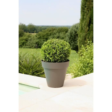 RIVIERA Pot de fleurs Soleilla - Rond - Ø 60 x 53.6 cm - Gris pailleté 333,99 €