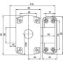 YALE - YV10DE-45/SC - Verrou cylindre double 5 goupilles diametre 23 mm 44,99 €