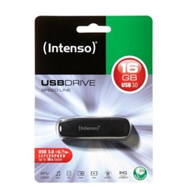 Clé USB INTENSO Speed Line USB 3.0 16 GB Noir 16 GB DDR3 SDRAM 14,99 €