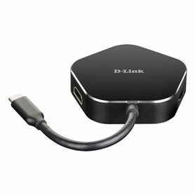 Hub USB 3 Ports D-Link DUB-M420 Noir/Gris Noir/Argenté 60 W 60,99 €