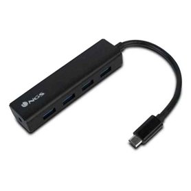 Hub USB 4 Ports NGS WONDERHUB4 5 Gbps Noir 29,99 €
