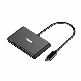 Hub USB 4 Ports iggual IGG317716 Noir 24,99 €