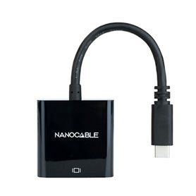 Adaptateur USB C vers HDMI NANOCABLE 10.16.4102-BK Noir 4K Ultra HD 30,99 €