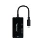 Adaptateur USB C vers VGA/HDMI/DVI NANOCABLE 10.16.4301-ALL 20 cm Noir 4 38,99 €