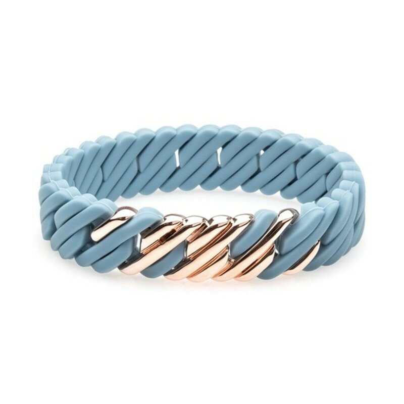 Image secondaire de Bracelet Femme TheRubz Silicone Acier inoxydable Acier/Silicone