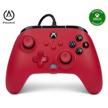 Contrôle des jeux XBOX ENHANCED WIRED ARTISAN Rouge 62,99 €