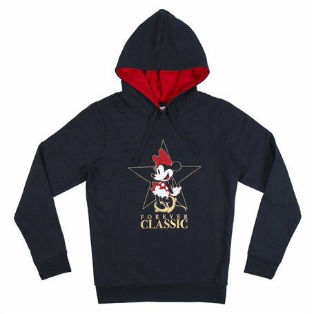 Sweat à capuche femme Minnie Mouse Bleu foncé 26,99 €