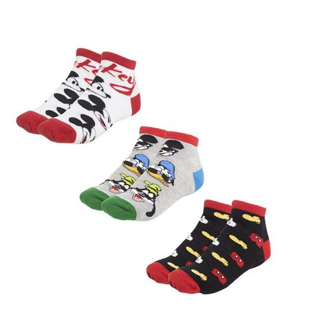 Chaussettes Mickey Mouse Unisexe 3 paires Multicouleur 20,99 €