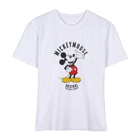 T-shirt à manches courtes femme Mickey Mouse Blanc 27,99 €