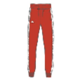 Pantalon de sport long Kappa 311MTW A01 Rouge Homme 47,99 €