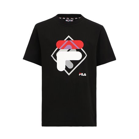 T shirt à manches courtes Enfant Fila FAT0340 80010 Noir 39,99 €