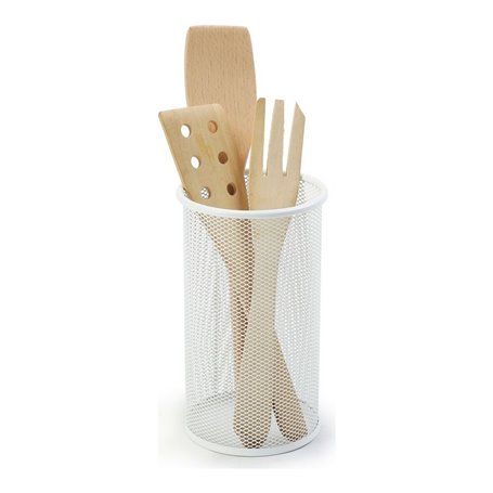 Pot pour ustensiles de cuisine Confortime Métal Blanc (12 x 20 cm) 16,99 €