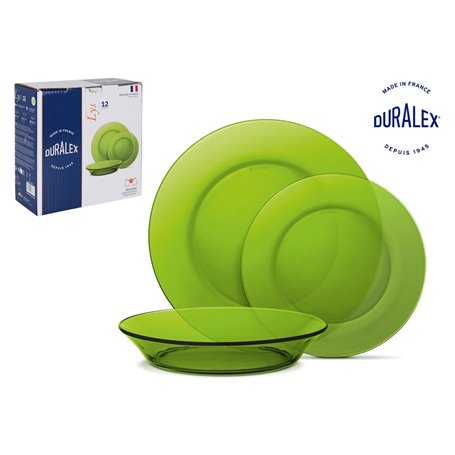 Assiette Duralex Lys 12 pcs Vert 67,99 €