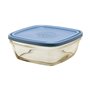 Boîte à lunch hermétique Duralex Freshbox Bleu Carré (17 x 17 x 7 cm) (1 17,99 €