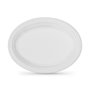 Lot d'assiettes réutilisables Algon Blanc 27 x 21 cm Plastique Oblongue  12,99 €