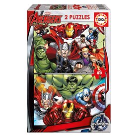 Puzzle Enfant Marvel Avengers Educa (2 x 48 pcs) 23,99 €