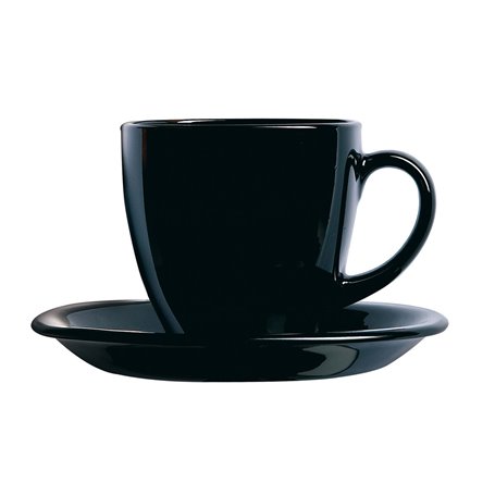 Lot de tasses avec soucoupes Luminarc Carine Noir verre 22 cm (12 Pièces 55,99 €