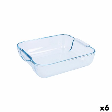 Plat à Gratin Pyrex Classic Carré Transparent verre 25 x 22 x 6 cm (6 Un 129,99 €