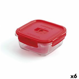 Boîte à lunch hermétique Luminarc Pure Box 760 ml Rouge verre (6 Unités) 60,99 €