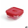 Boîte à lunch hermétique Luminarc Pure Box 760 ml Rouge verre (6 Unités) 60,99 €