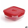 Boîte à lunch hermétique Luminarc Pure Box Rouge 1,22 L verre (6 Unités) 77,99 €