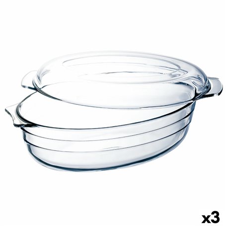 Plat à Gratin Ô Cuisine Ocuisine Vidrio Avec couvercle 3 L 1,1 L Transpa 100,99 €